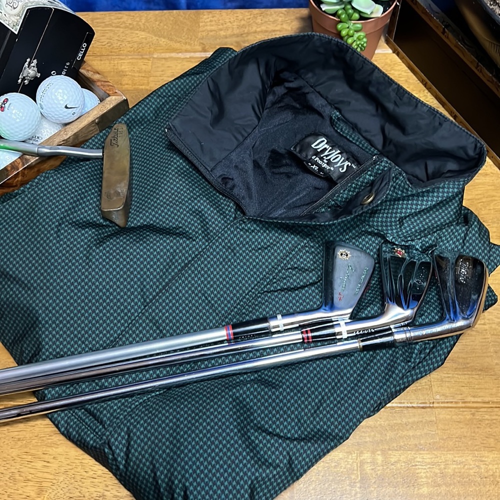 Mint vintage FootJoy half zip and buttton golf ⛳️ pullover jacket size XL